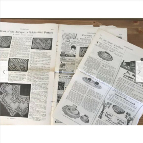 Antique Needlecraft Homemaker Newspaper 1917 Early Advertising Fashion History - Picture 6 of 10